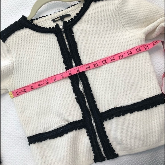 Maje Multicolored Embellished Jacket Size 2 - Picture 16 of 16